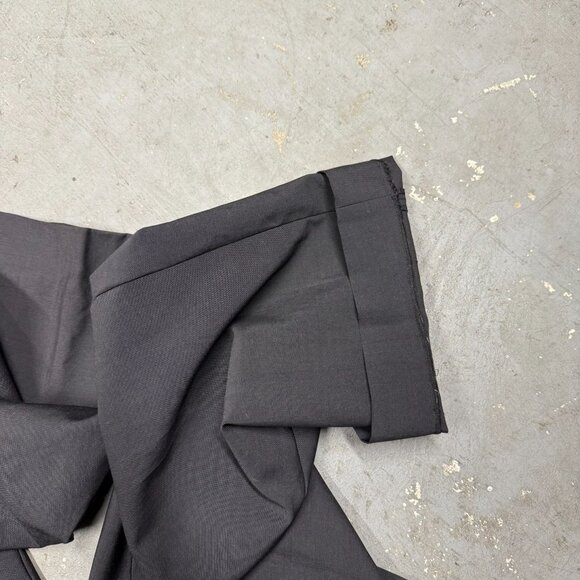 Giorgio Armani Le Collezioni Dress Pants Wool Torusers Made in Italy Grey 36x32 - Picture 8 of 8